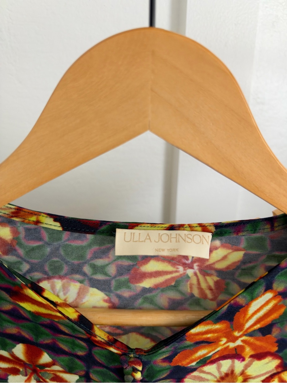 Ulla Johnson Ricci Top & Cecilia Skirt Set in Evergreen Floral - Picture 3 of 6